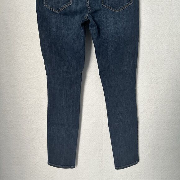 Old Navy Jeans Women 6 Short Blue Curvy Profile Mid Rise MediumWash Preppy Comfy - Picture 12 of 15